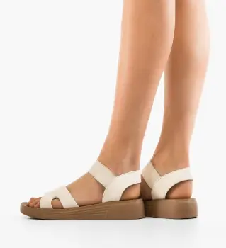 Sandale dama Clytia Albe imagine