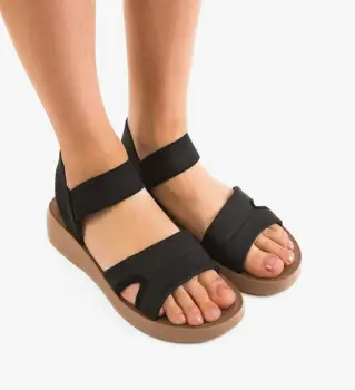 Sandale dama Clytia Negre imagine