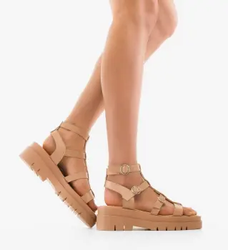 Sandale dama Cole Bej imagine