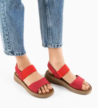 Sandale dama Crescen Rosii imagine