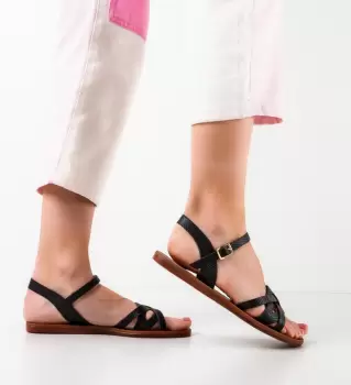 Sandale dama Dalif Negre imagine