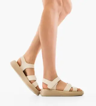 Sandale dama Damaro Bej imagine