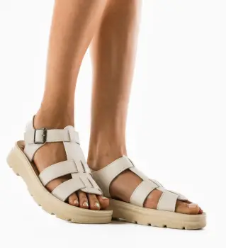 Sandale dama Dayo Bej imagine