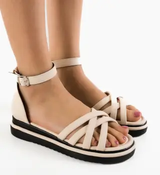 Sandale dama Deir Bej imagine