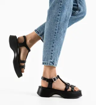 Sandale dama Dixie Negre imagine