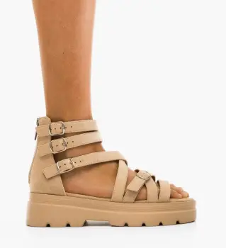 Sandale dama Dobre Bej imagine