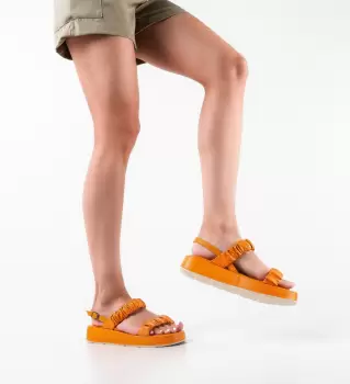Sandale dama Donezia Portocalii imagine