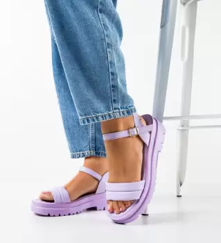 Sandale dama Ecyclab Mov imagine