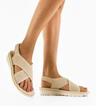 Sandale dama Edmon Bej imagine