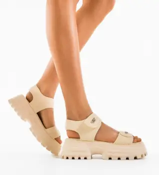 Sandale dama Fulgrim Bej imagine