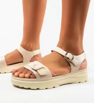 Sandale dama Fyta Bej imagine