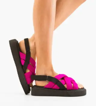 Sandale dama Galeas Fuchsia imagine