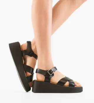 Sandale dama Galina Negre imagine