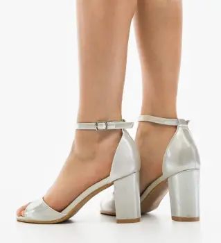 Sandale dama Gareth Argintii imagine