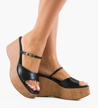 Sandale dama Garut Negre imagine