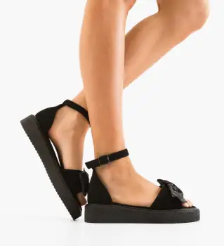 Sandale dama Garyta Negre imagine