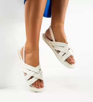 Sandale dama Gatsby Albe imagine