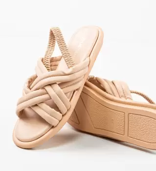 Sandale dama Gatsby Bej imagine