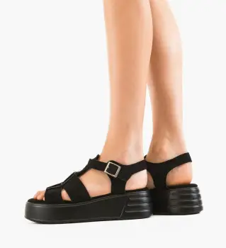 Sandale dama Gemeyt Negre imagine