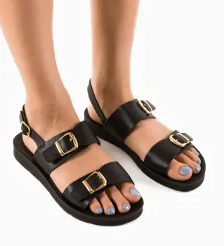 Sandale dama Genex Negre imagine