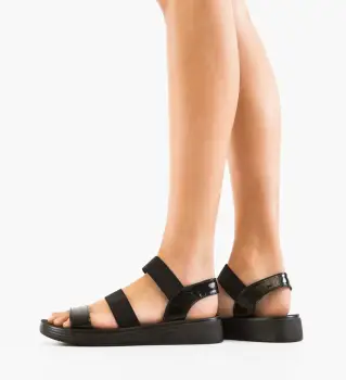 Sandale dama Gherdala Negre imagine