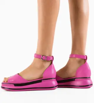 Sandale dama Grifon Fuchsia imagine