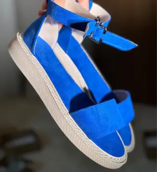 Sandale dama Habyat Albastre imagine