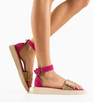 Sandale dama Habyat Fuchsia 2 imagine
