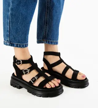 Sandale dama Haga Negre imagine