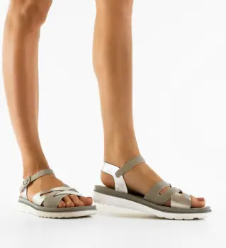 Sandale dama Halifax Argintii imagine