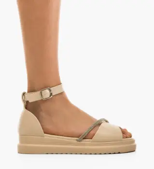 Sandale dama Hazze Bej imagine