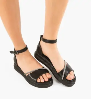 Sandale dama Hazze Negre imagine