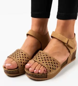 Sandale dama Herbie Camel imagine