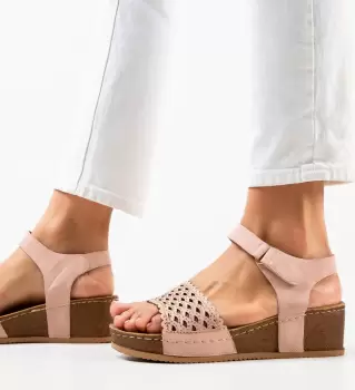 Sandale dama Herbie Roz imagine