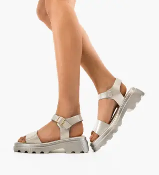 Sandale dama Hodge Argintii imagine