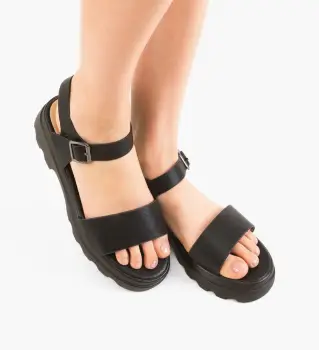 Sandale dama Hodge Negre imagine