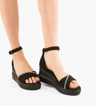 Sandale dama Holt Negre imagine