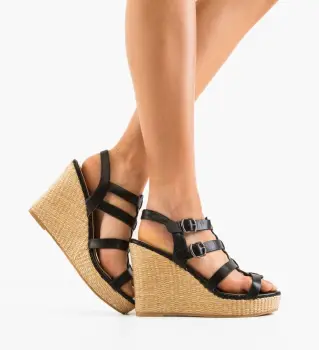 Sandale dama Inazera Negre imagine