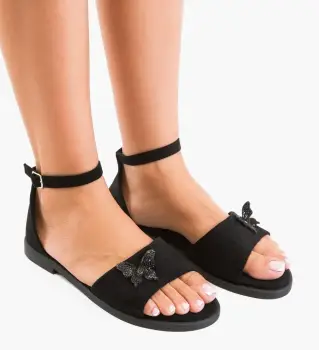Sandale dama Jadas Negre imagine