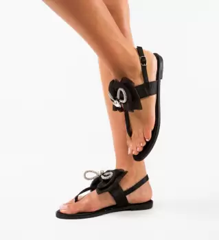 Sandale dama Jagienka Negre imagine