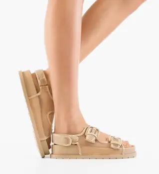 Sandale dama Jago Bej imagine