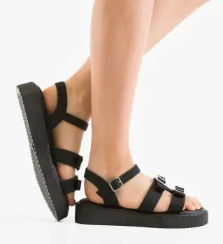 Sandale dama Jaht Negre imagine