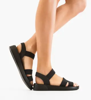 Sandale dama Jaklin Negre imagine