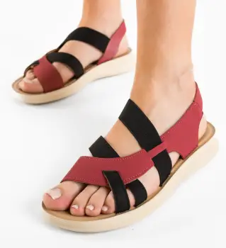 Sandale dama Janna Rosii imagine