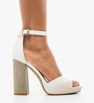 Sandale dama Jazar Albe imagine