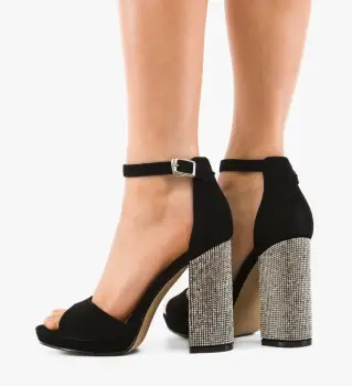 Sandale dama Jazar Negre imagine