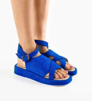 Sandale dama Jumael Albastre imagine