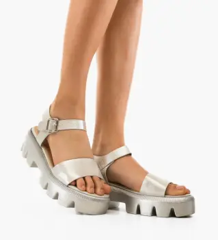 Sandale dama Kara Argintii imagine