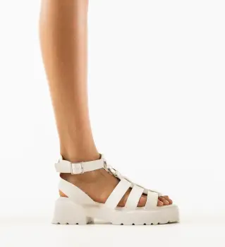 Sandale dama Karrus Albe imagine