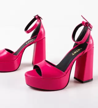 Sandale dama Katina Fuchsia 2 imagine
